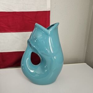 Aqua Blue Gurgle Pot